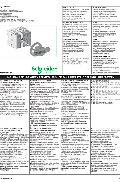 schneider施耐德FuPact INF32 - Connected switch-fuses